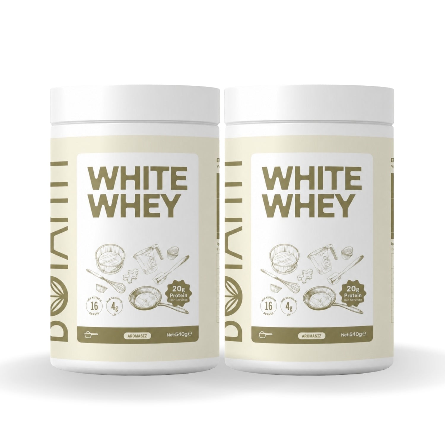2 WHITE WHEY