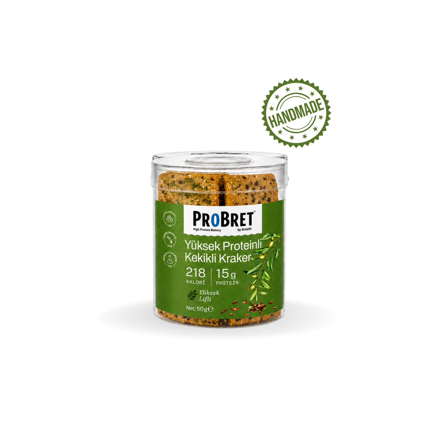 PR0BRET Yüksek Proteinli Kekikli Kraker