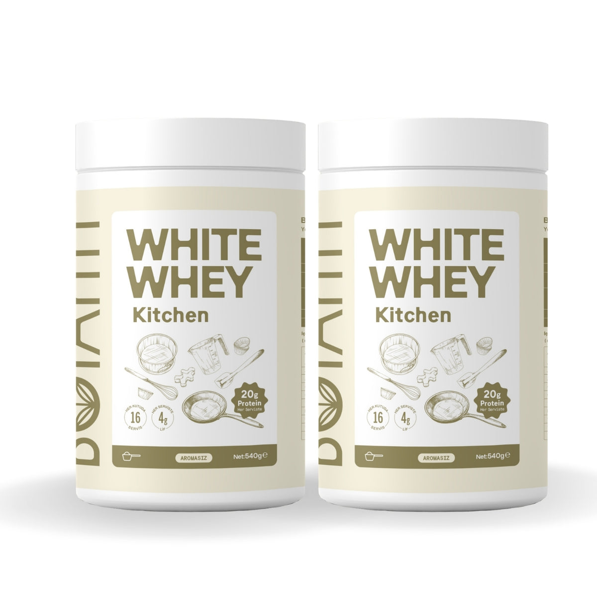 2 WHITE WHEY
