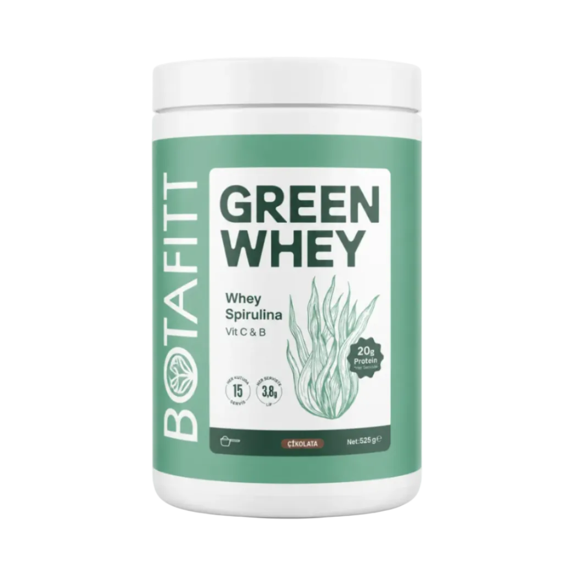 GREEN WHEY ÇİKOLATA (Protein & Lif )